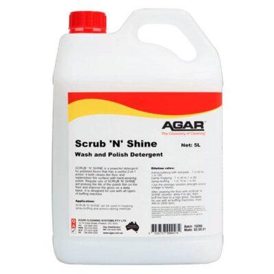 Agar Scrub N Shine Wash and Polish Detergent - 5Lt