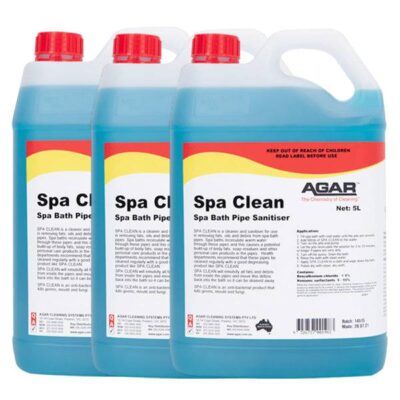 Agar Spa Clean – Powerful Cleaner for Bathrooms, Tiles & Spas - 3 X 5Lt