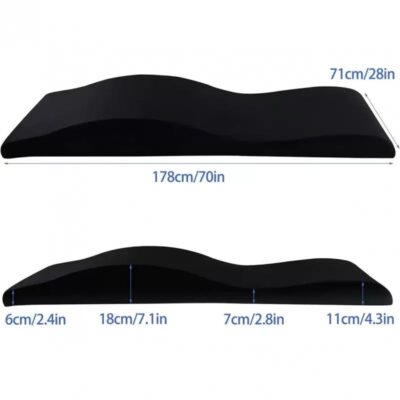 Curved Foam Treatment Bed Mattress Topper