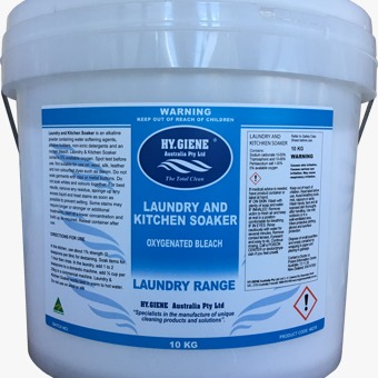 Oxygen Bleach Hy.Giene Laundry and Kitchen Soaker 10kg for commercial cleaning and stain removal