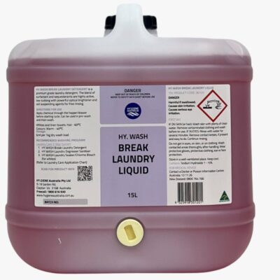 Liquid Laundry Detergent Hy.Wash OPL Break 15L for commercial laundry and fabric care