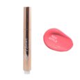 Lip Nectar Red Apple creamy lip balm in rose gold tube with red apple shade swatch