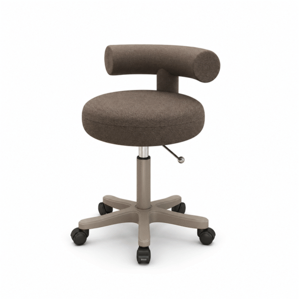 Cloud Beauty Stool Mushroom adjustable salon stool with wheels