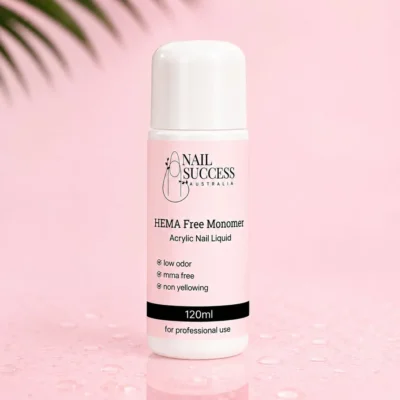 Acrylic Nail Liquid Monomer Low Odour HEMA Free - 120ml