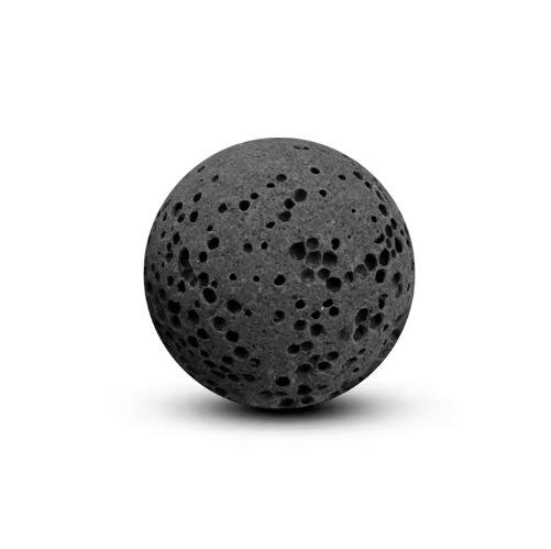Black lava stone aromatherapy balls pack of 10