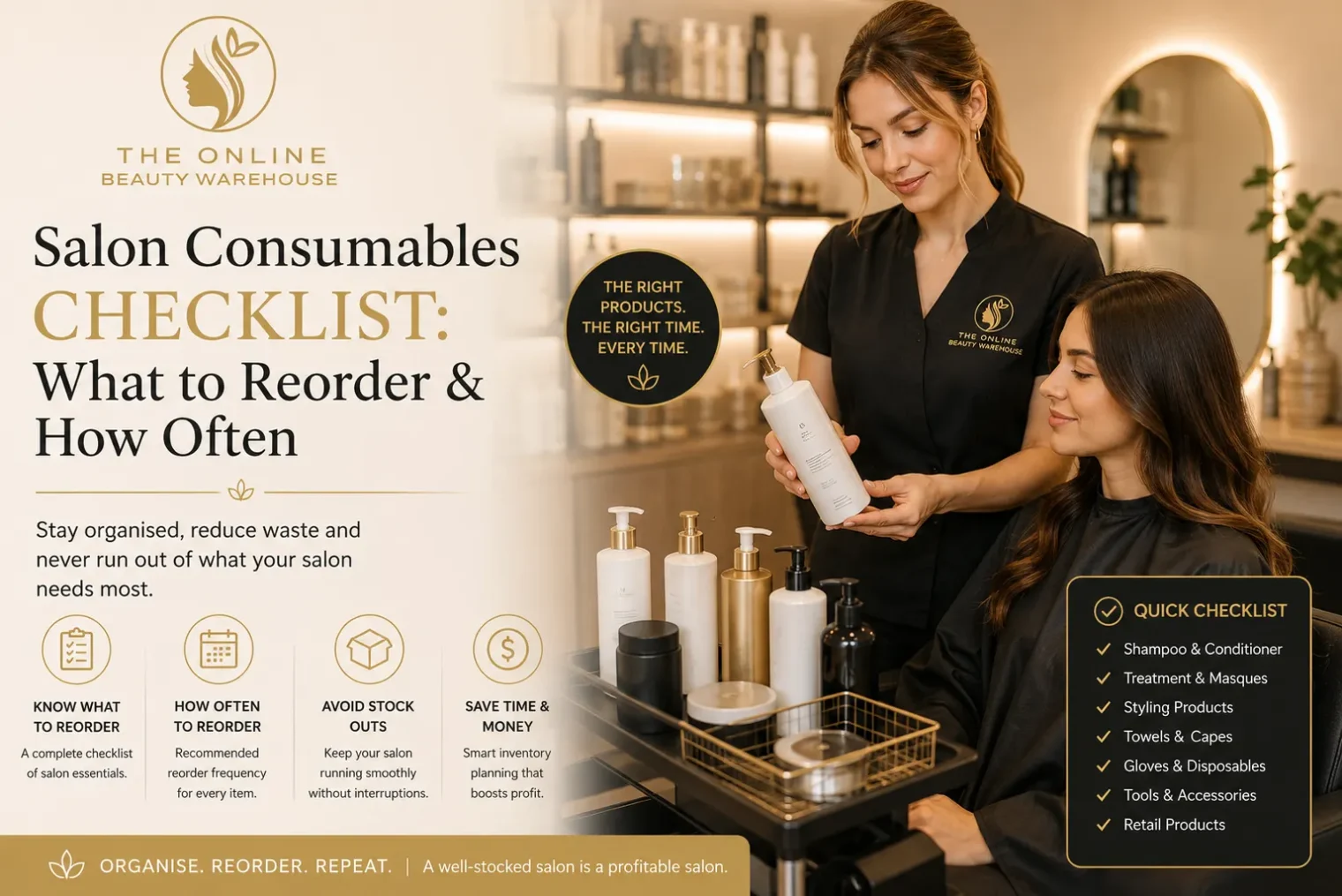 Salon Consumables Checklist What to Reorder