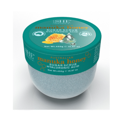 Manuka honey sugar scrub hyaluronic acid 450g