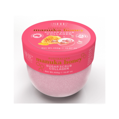 Manuka honey sugar scrub collagen 450g SHE Australia