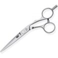 Kasho Silver Black scissors offset hair cutting scissors