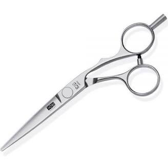 Kasho Silver Black scissors offset hair cutting scissors