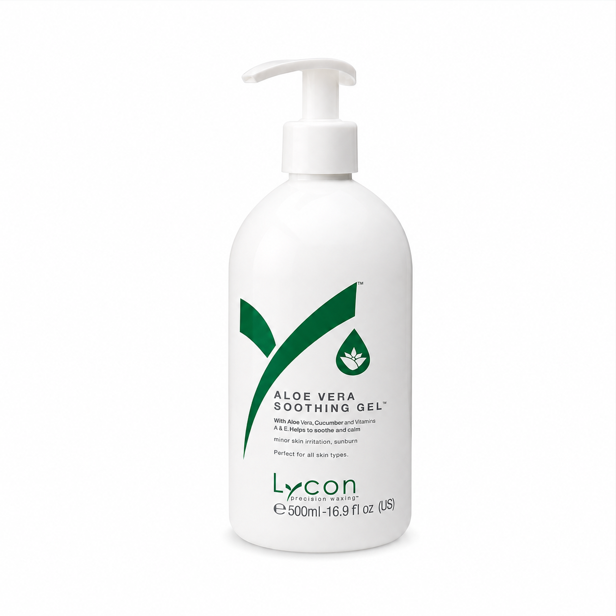 Lycon Aloe Vera Gel 500ml soothing pump bottle