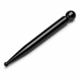 Facial Massage Wand with dual-ended polished black design