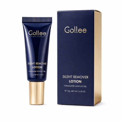 Gollee GBL Free Remover Lotion 10g with navy packaging