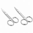 NSI Nail Scissors with straight and curved stainless steel blades