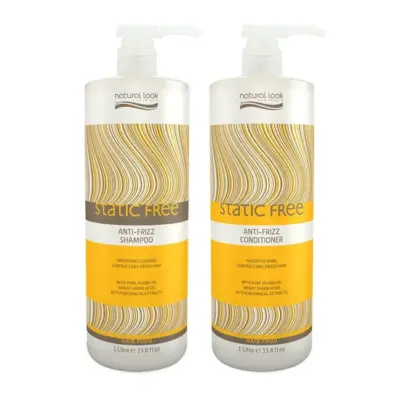 Anti-Frizz Shampoo & Conditioner Bundle - 1L