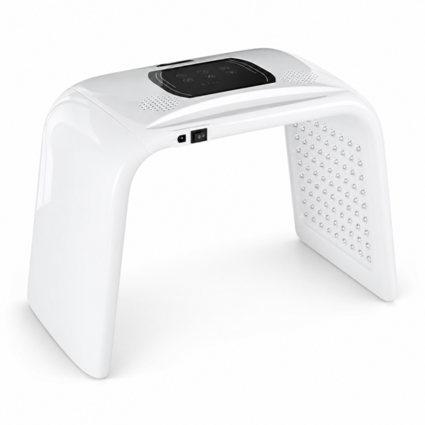 Cool Touch LED Light white arch-shaped salon device with top control panel