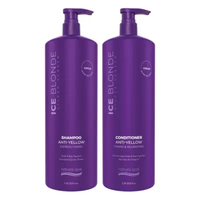 Ice Blonde Shampoo & Conditioner Bundle - 1L