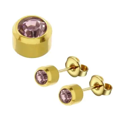 June (Alexandrite) Birthstone Earrings