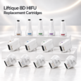 Liftique 8D HIFU Single Line cartridge pack of 7 with depths from 1.5 mm to 13.0 mm
