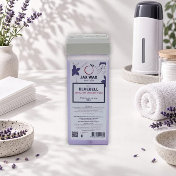 Alpine Bluebell 100mL wax cartridge with salon waxing supplies