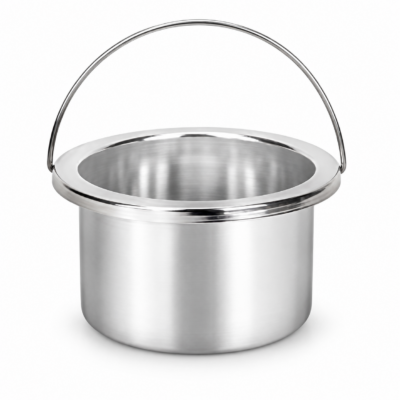 Empty 500ml wax warmer tin with carry handle