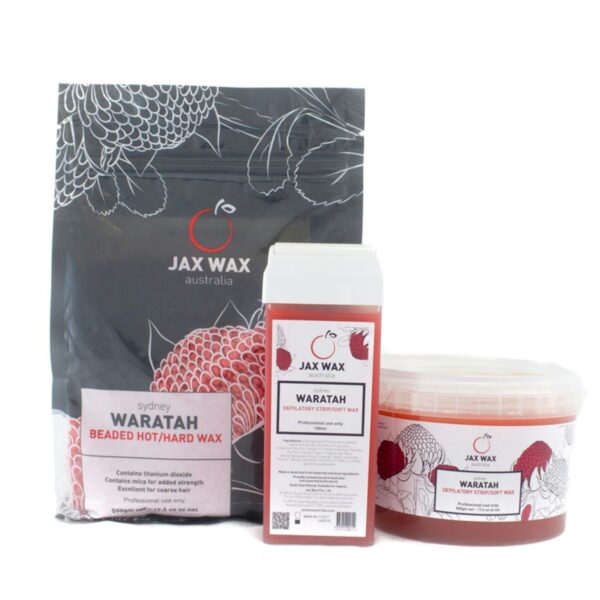 Sydney Waratah Strip Wax range by Jax Wax Australia