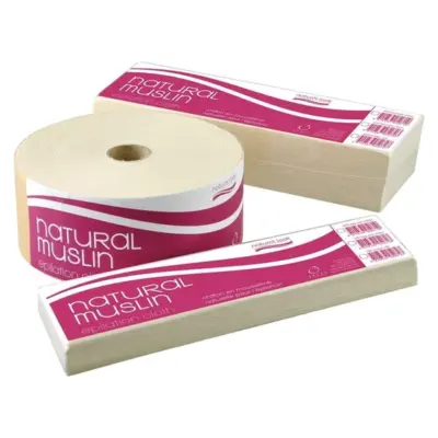 Natural Calico Epilation Cloth - 100mm roll