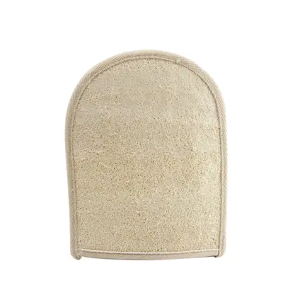 Bamboo + Loofah Bathing Mitt