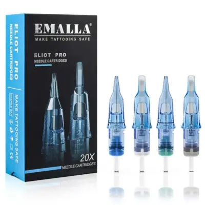 Emalla ELIOT Pro 3 Round Liner Cartridges -  Long Taper