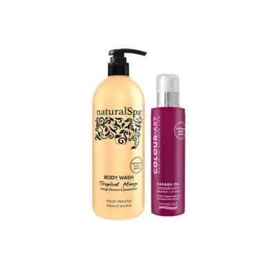 Natural Look Tropical Mango Body Wash & Kakadu Oil Treatment