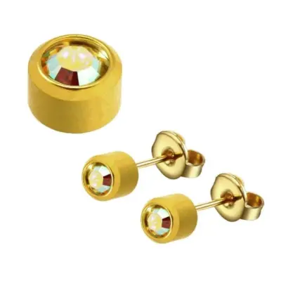 Natural Look Rock Crystal Gold