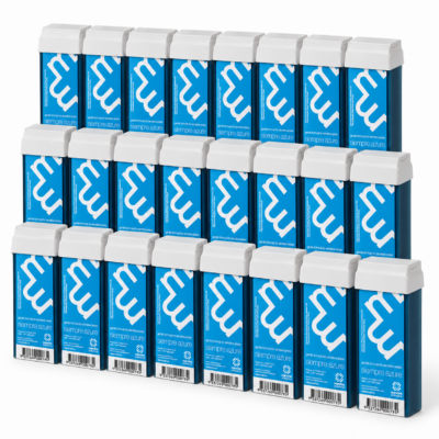 Mancine Professional Roll-On Wax/ Siempre Azure - 24 packs