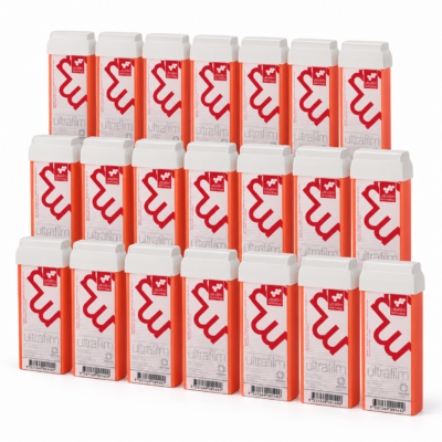 Mancine Professional ‘Ultra Film’ Roll-On Wax / Pomegranate & Jojoba - 24 Packs