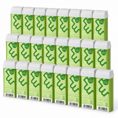 Mancine Professional ‘Ultra Flexxx’ Roll-On Wax / Kiwi & Aloe - 24 packs