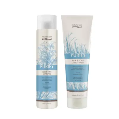 Natural Look Sebum Balancing Shampoo & Conditioner Bundle - 375ml/300ml
