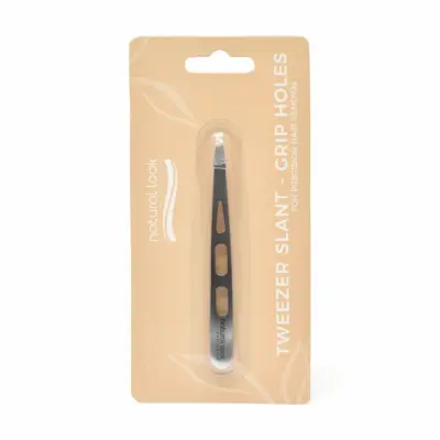 Natural Look Tweezer Slant Grip Holes