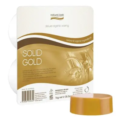 Natural Look Solid Gold Hot Wax - 1kg