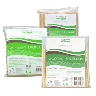 Natural Look Wooden Spatulas (Value Pack)