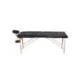 70cm Black Pregnancy Massage Table with belly cutouts