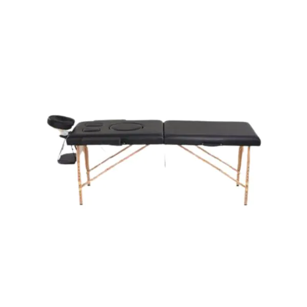 70cm Black Pregnancy Massage Table with belly cutouts