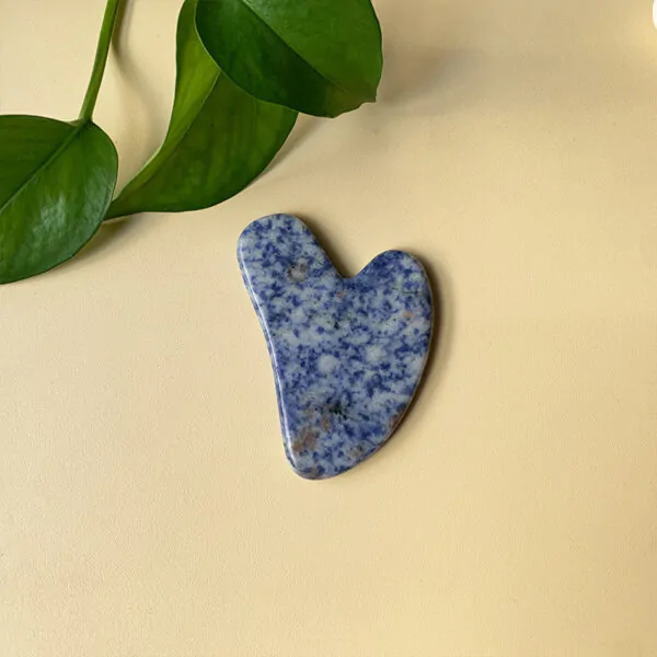 Blue Spot Jasper Gua Sha Massage Stone - Image 2