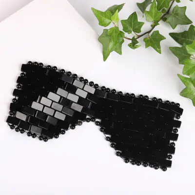 Black Obsidian Eye Mask