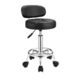 Deluxe Salon Stool with Back for Beauty Clinics