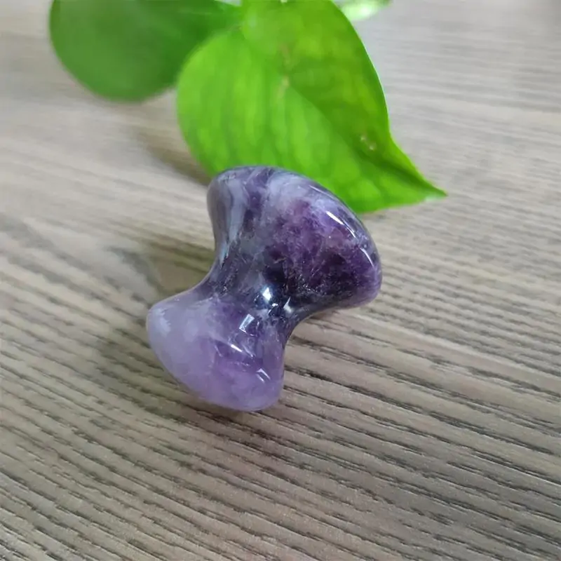 Mushroom Shape Amethyst Gua Sha - Image 2