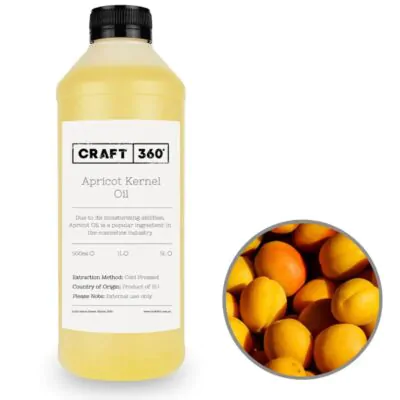 Pure Apricot Kernel Oil Cold Pressed 100% Natural 500ml