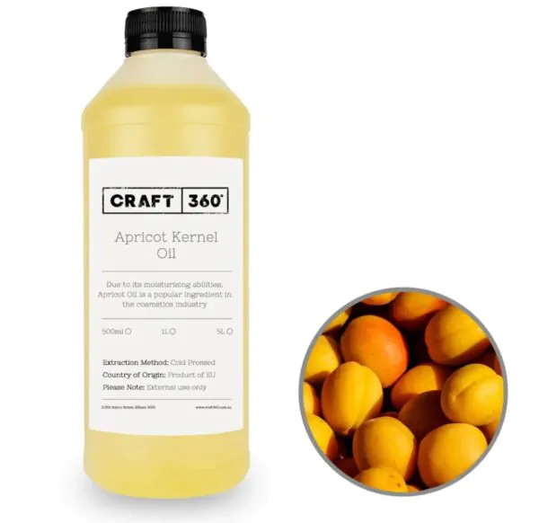 Pure Apricot Kernel Oil Cold Pressed 100% Natural 500ml
