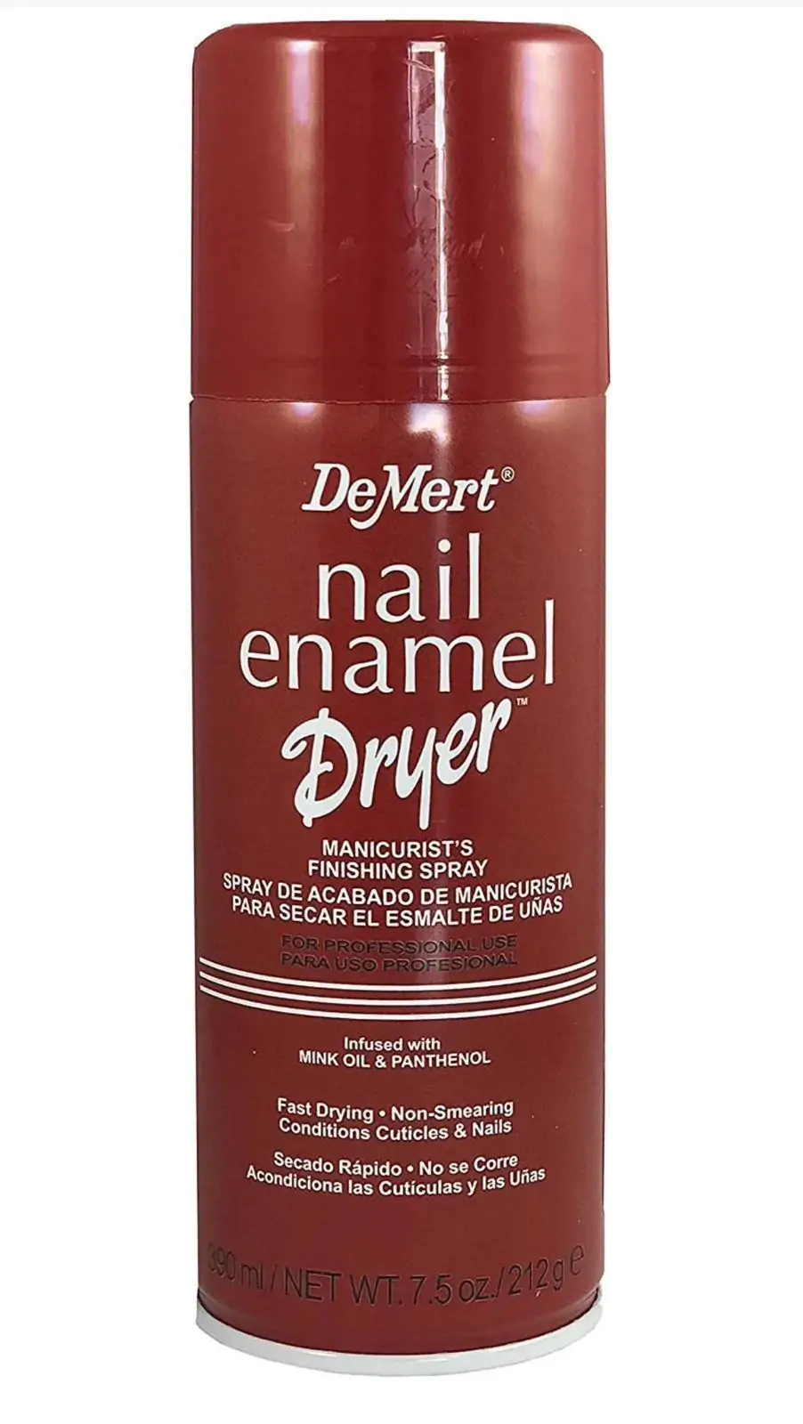 DeMert Nail Enamel Polish Lacquer Varnish Fast Quick Dry Dryer Spray 212gm