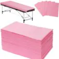 Disposable Massage Table Covers - Pink - 50 Pack