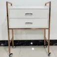 Gold and White 2 Draw Spa Trolley