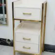 Gold and White 3 Draw Deluxe Cupboard